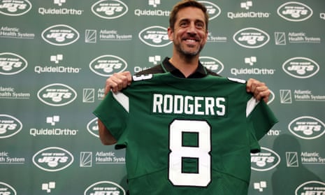 Aaron Rodgers portera le maillot n°8 des Jets de New York